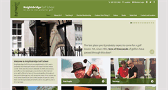 Desktop Screenshot of knightsbridgegolfschool.com